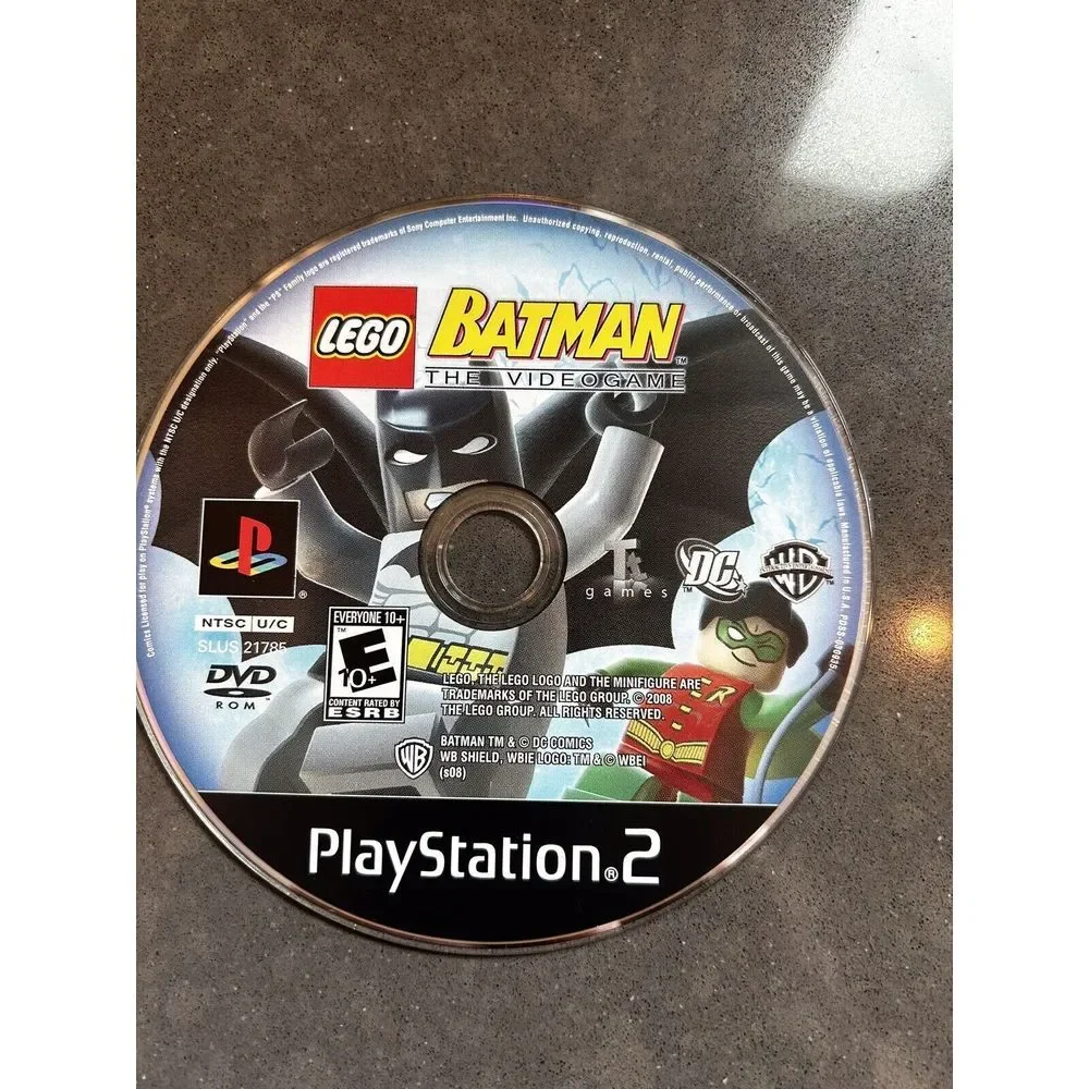 LEGO Batman: The Video-Game (Sony PlayStation 2, 2008) Disc Only